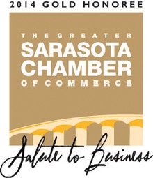 Wentzel's Heating, Conditioning & Electrical was a 2014 Gold Honoree at the Sarasota Chamber of Commerce